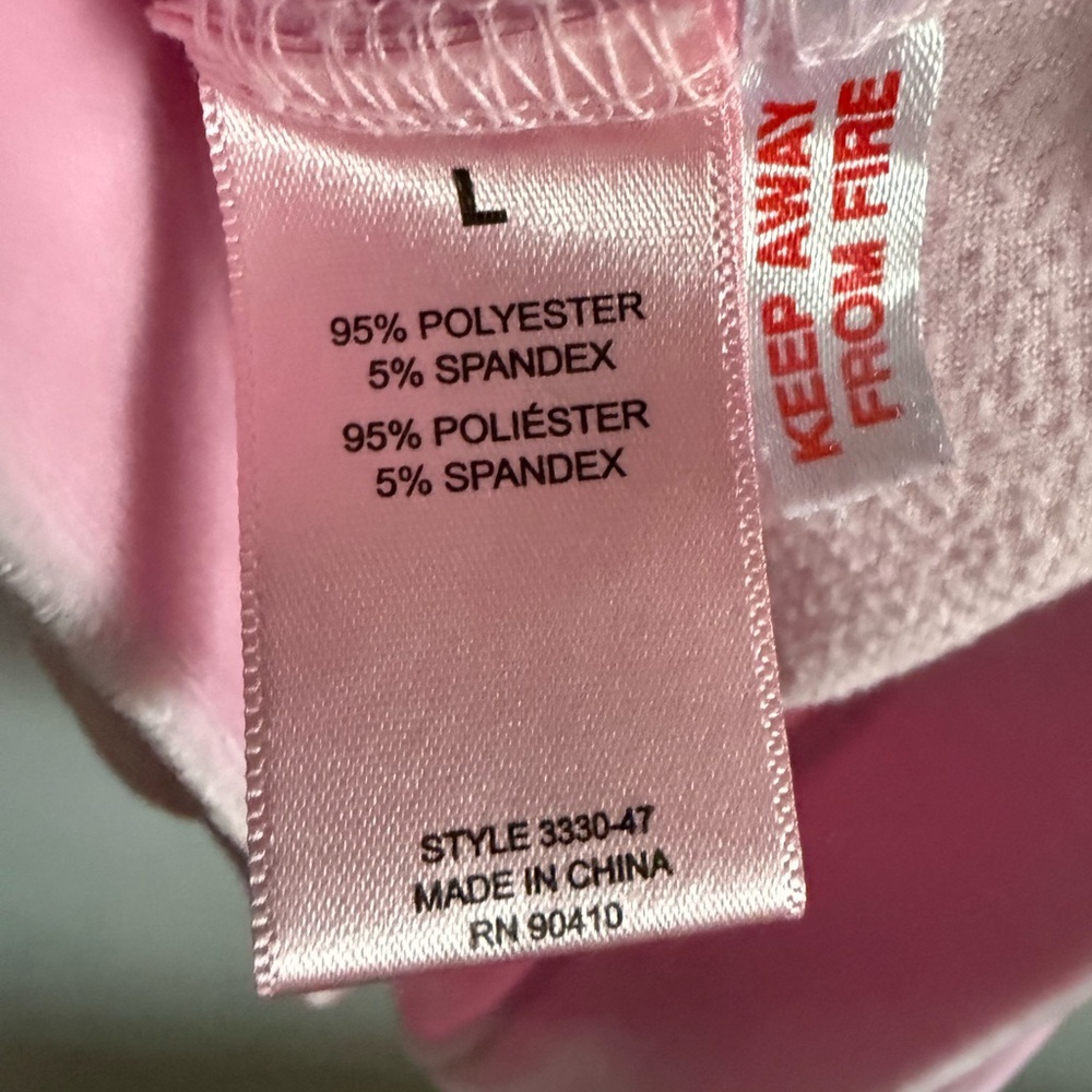 Juicy Couture Pink Sleepwear Top with Black Logo - Picture 5 of 6